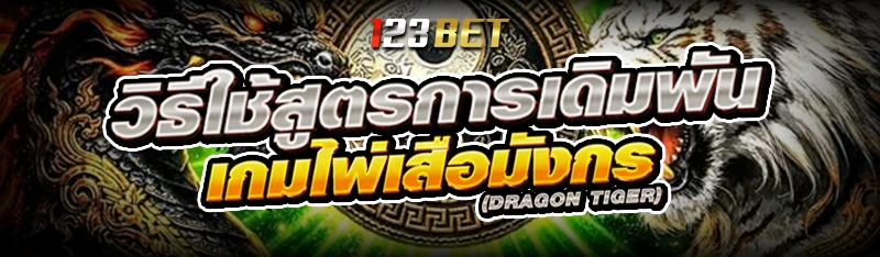 วิธีใช้สูตรการเดิมพัน เกมไพ่เสือมังกร (Dragon Tiger)