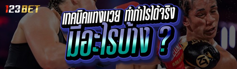 เทคนิคแทงมวย ทำกำไรได้จริง มีอะไรบ้าง ?